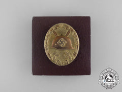 Germany, Wehrmacht. A Gold Grade Wound Badge In Case