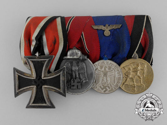 a_second_war_german_medal_bar_of_four_medals,_awards_and_decorations_aa_3618