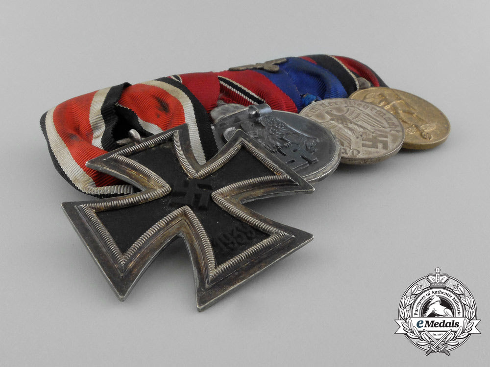 a_second_war_german_medal_bar_of_four_medals,_awards_and_decorations_aa_3622