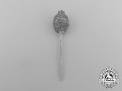 A Miniature Silver Grade Tank Badge Stick Pin