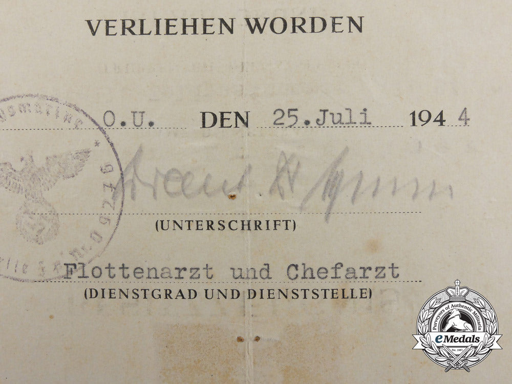 a_wound_badge_document_to_walter_kretschmer;_luftwaffe_artillery_regiment16_aa_3725