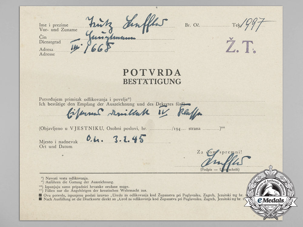 a_wwii_croatian_preliminary_award_document(_vorschlag)_for_the_order_of_iron_trefoil_aa_3773