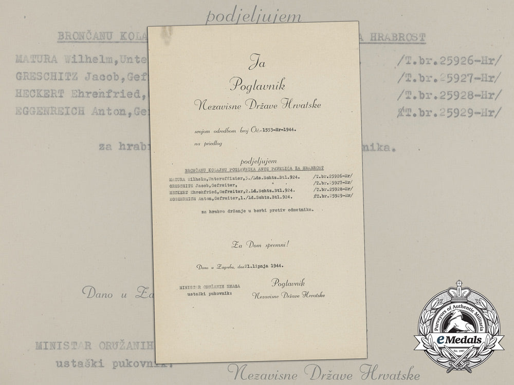 a_wwii_croatian_preliminary_award_document(_vorschlag)_to4_german_luftwaffe_nco's_aa_3884