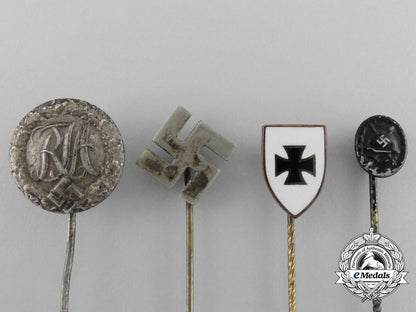 a_grouping_of_four_second_war_german_stick_pins_aa_4003