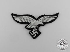 A Mint Luftwaffe Cap  Eagle For Em/Nco’s Of The Herman Goering Tank Division