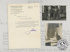 An Extensive Document Grouping Of General Of The Aviators Hermann Von Der Lieth-Thomsen
