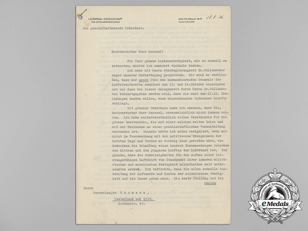an_extensive_document_grouping_of_general_of_the_aviators_hermann_von_der_lieth-_thomsen_aa_4277