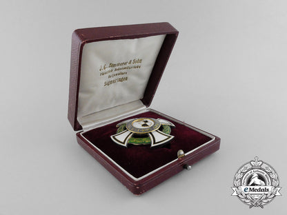 a_prussian_house_order_of_hohenzollern_in_gold;_first_class_cross_with_case_aa_4428