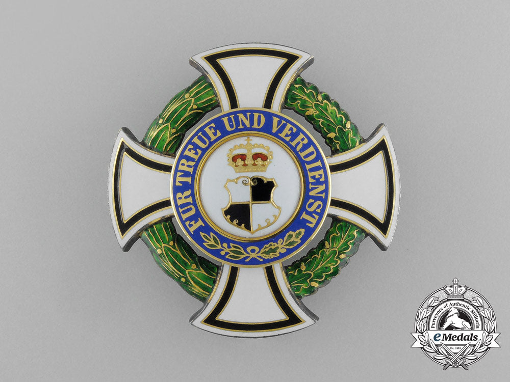 a_prussian_house_order_of_hohenzollern_in_gold;_first_class_cross_with_case_aa_4429