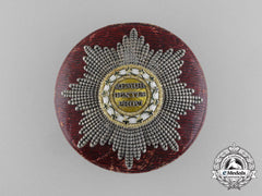 A Fine 1840'S Saxon Order Of Rue Crown With Case