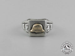A “Der Stahlhelm” Silver Ring