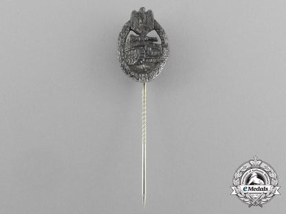 a_second_war_german_silver_grade_tank_badge_miniature_stick_pin_aa_4609