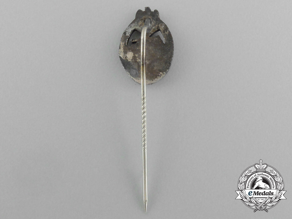 a_second_war_german_silver_grade_tank_badge_miniature_stick_pin_aa_4612