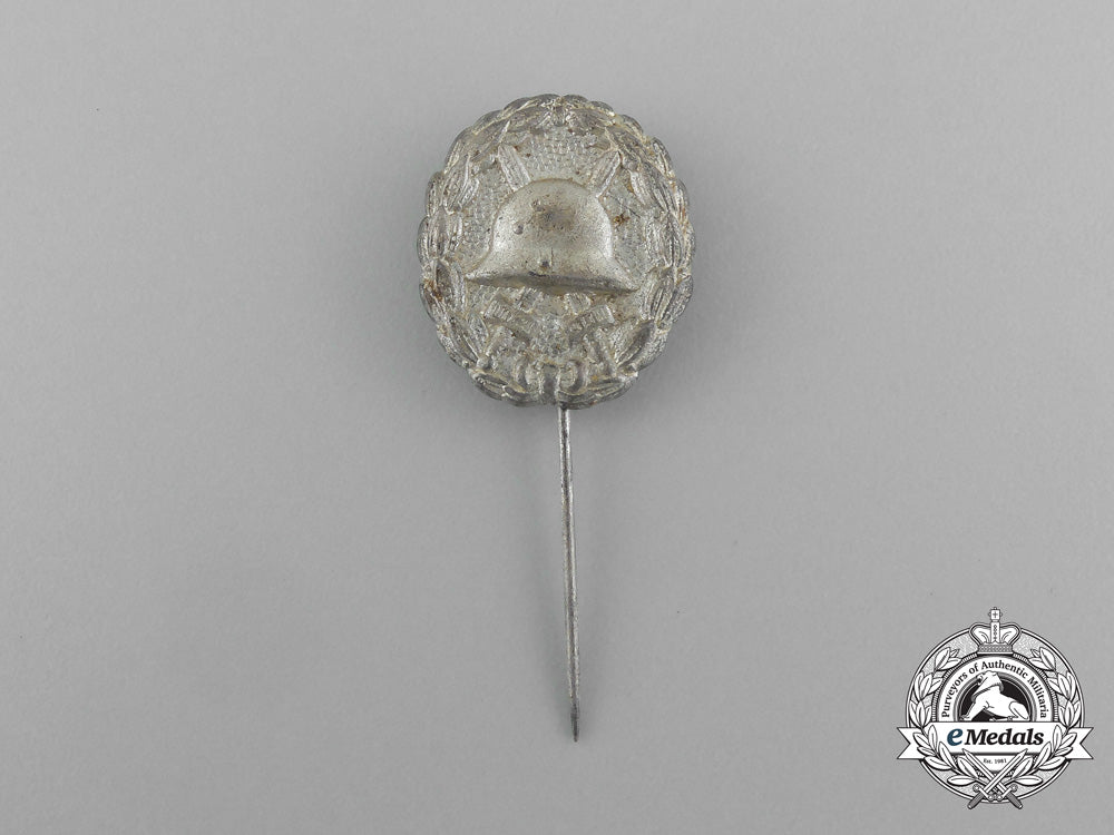 a_first_war_german_silver_grade_wound_badge_miniature_stick_pin_aa_4613