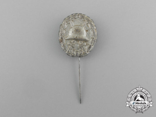 a_first_war_german_silver_grade_wound_badge_miniature_stick_pin_aa_4613