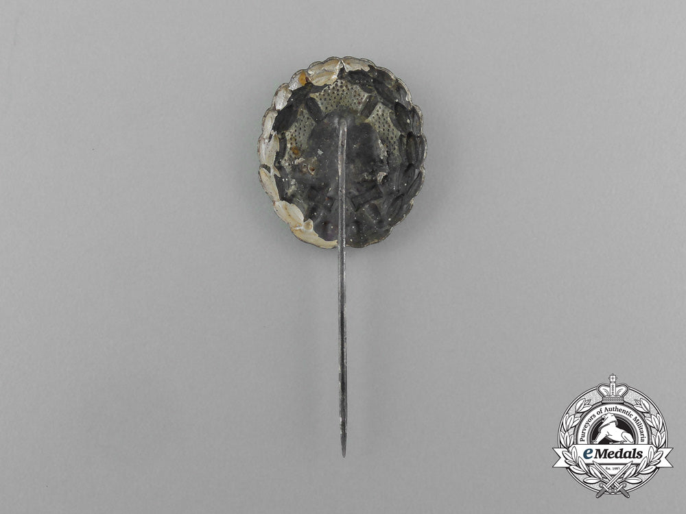 a_first_war_german_silver_grade_wound_badge_miniature_stick_pin_aa_4616