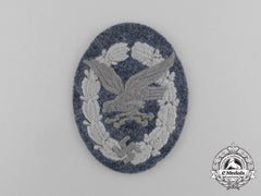 A Mint Luftwaffe Radio Operator & Air Gunner Badge; Cloth Version