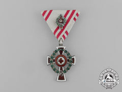 An Austrian Red Cross Officer's Decoration With War Decoration