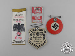 Four Third Reich Period Badges