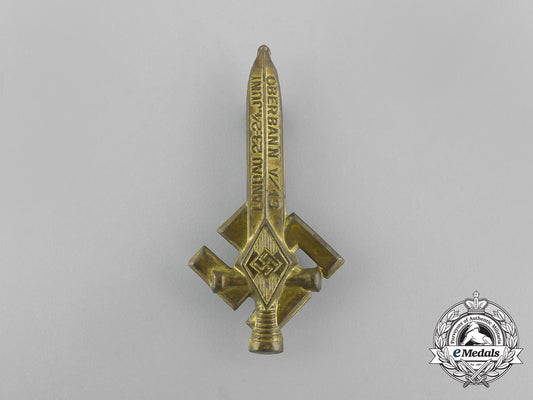 a_third_reich_period_hj_oberbann_v/13_rally_in_landau_badge_aa_5299