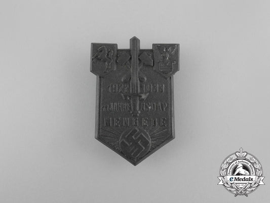 a1922/3311-_year_anniversary_of_nsdap_in_mengede_badge_aa_5301