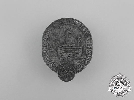a1939_kdf(_strength_through_joy)_cruising_in_the_north_seas_badge_by_hoffstätter_bonn_aa_5307
