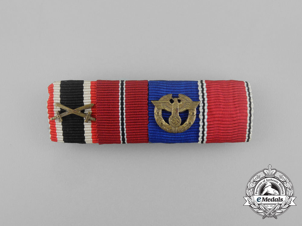 a_second_war_german_police_long_service_medal_ribbon_bar_aa_5335