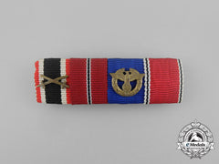 A Second War German Police Long Service Medal Ribbon Bar