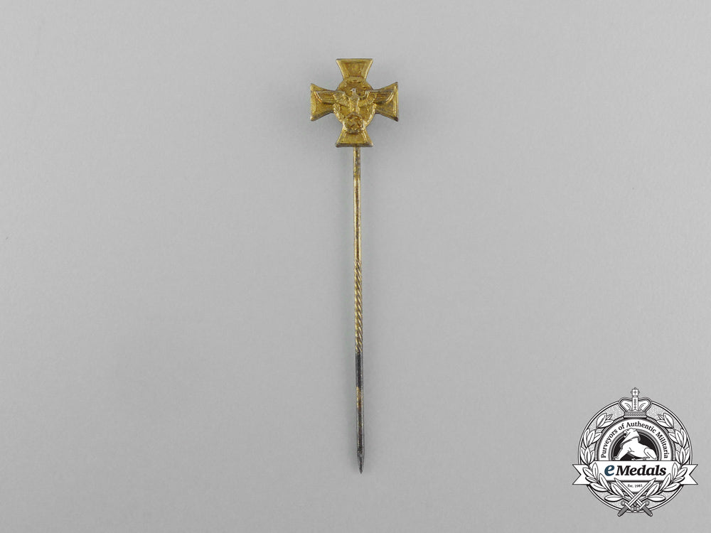a_third_reich_period_german25-_year_long_service_miniature_stick_pin_aa_5361