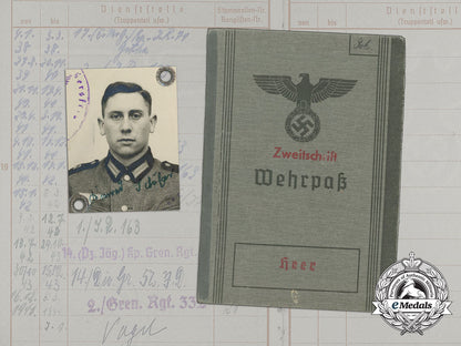 a_wehrpaß_to_obergefreiter_konrad_schäfer;_leningrad_kia_aa_5373