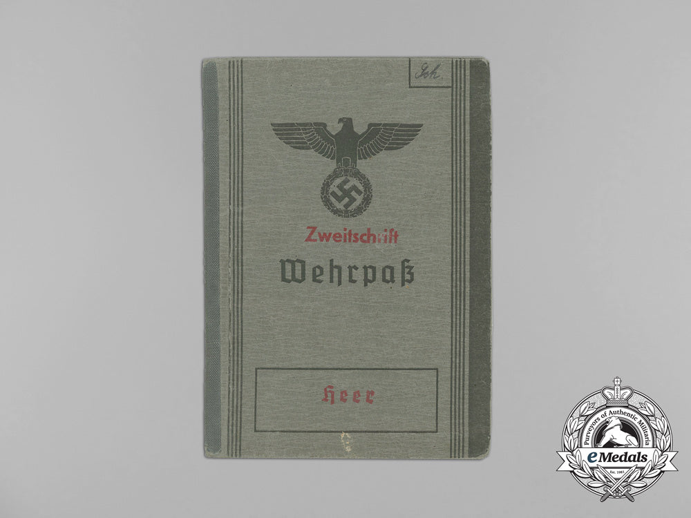 a_wehrpaß_to_obergefreiter_konrad_schäfer;_leningrad_kia_aa_5374