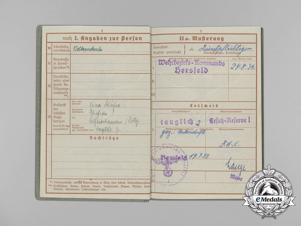 a_wehrpaß_to_obergefreiter_konrad_schäfer;_leningrad_kia_aa_5377