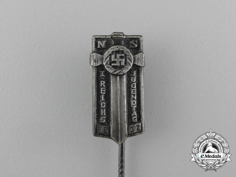 a19321_st_national_socialist_reichs_day_of_youth_event_stick_pin_aa_5452