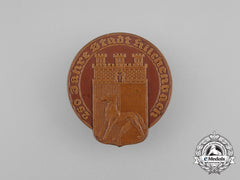 A Third Reich Period 250 Years Of The City Hilchenbach Badge By E.o Friedrich