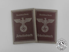 Two Second War Arbeitsbücher (Labour Books)