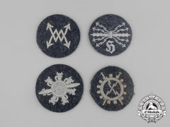 Four Luftwaffe Career/Trade Patches