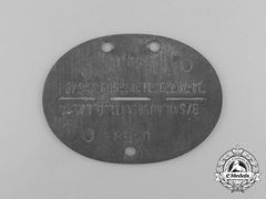 A Second War German Luftwaffe Medical Training Detachment Id Tag