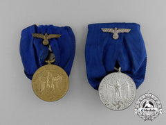 A Grouping Of 3Rd And 4Th Class Wehrmacht Heer (Army) Long Service Awards