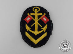 A Kriegsmarine Signals Nco’s Career Sleeve Patch