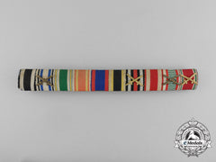 Germany, Imperial. A Long Service Medal Ribbon Bar