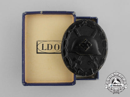 a_second_war_german_black_grade_wound_badge_in_its_original_ldo_box_of_issue_aa_5972