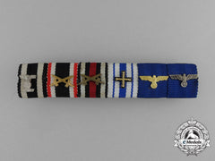 A Fine German Baltic Cross & Wehrmacht Long Service Ribbon Bar