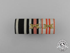 A First War Austrian War Service Medal Ribbon Bar