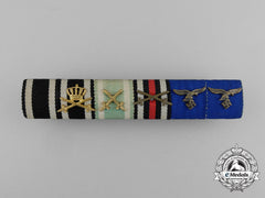 An Order Of Hohenzollern, Albert Order, Luftwaffe Long Service Bar