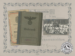 Germany, Kriegsmarine. An Extensive First War U-Boat Document Group Of Willi Schulz
