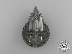 A 1935 Eisenach “Thüringer Day Of Bach And Lutherans” Celebration Badge By Wernstein