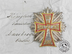 An Order Of Dannebrog To Count Maurice Joseph Dietrichstein