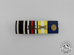 A German Langsalzer Medal And Rad Long Service Medal Ribbon Bar
