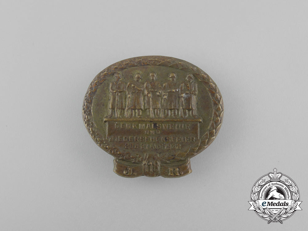 a1932_infantry_regiment118_monument_unveiling_badge_aa_6637