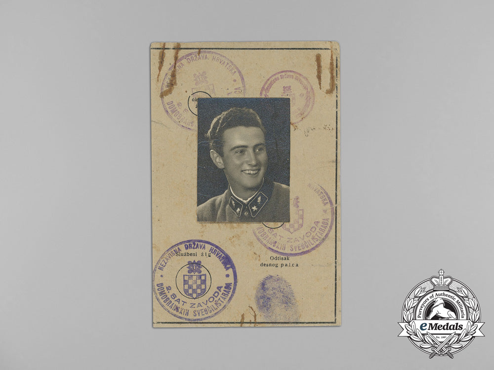 a_second_war_croatian_army_book(_soldbuch);_lieutenant_leon_fingerhut_aa_6725